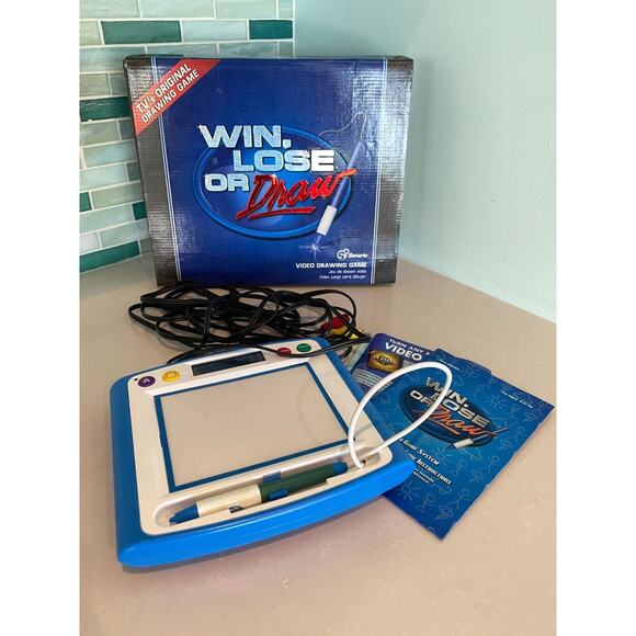 Vintage Win, Lose or Draw by Senario-Video Drawing Game - Picture 2 of 5